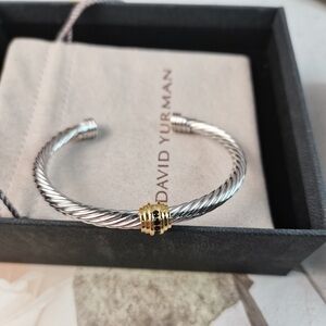 DAVID YURMAN Black Dimond Bracelet